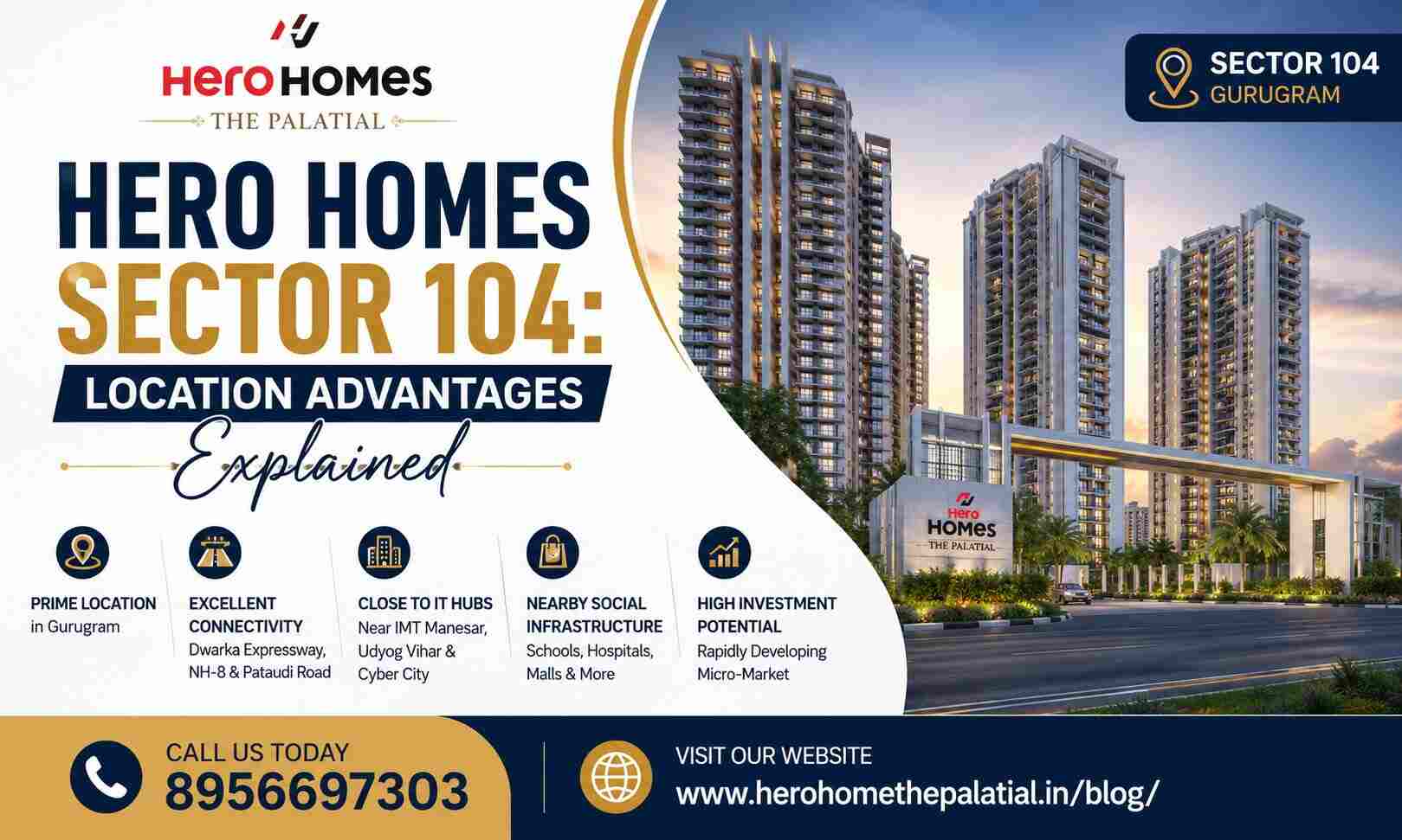 Hero Homes Sector 104 Location